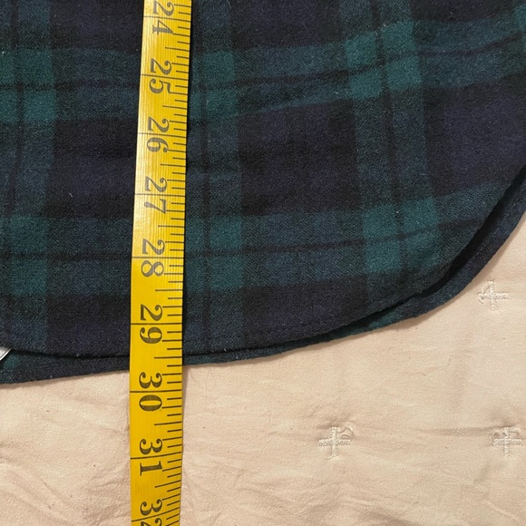 Vintage Pendleton Men’s Virgin Wool Button Shirt Blue Plaid Large - Picture 8 of 12